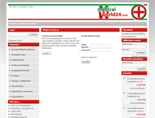 Tablet Screenshot of medicalworld24.com